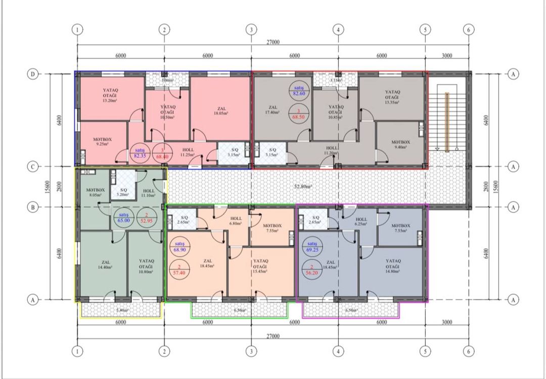 Satılır 2 otaqlı yeni tikili 68 m² — Mənzil, Bakı (3)