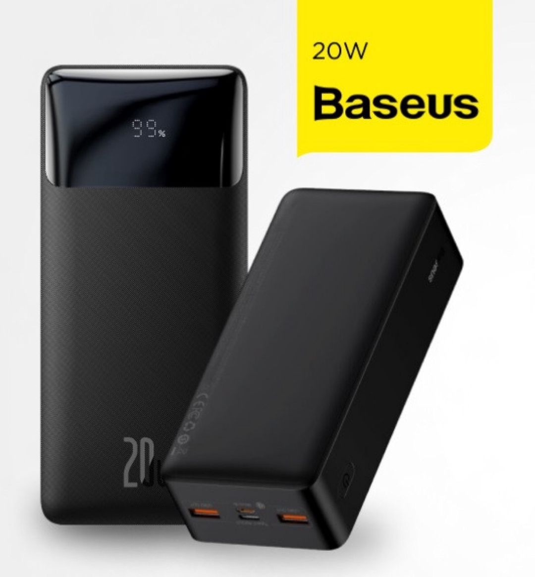 Baseus 30000mAh 20W powerbank — Smartfonlar, Bakı (5)