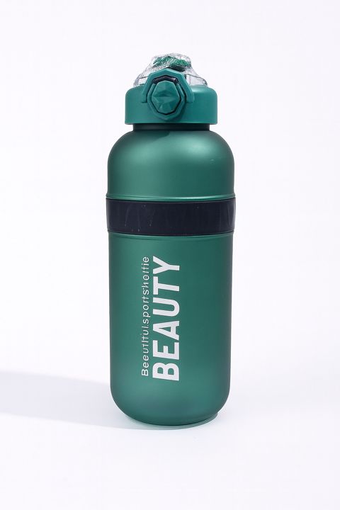 Sport üçün su qabı Beauty, 1500 ml, yaşıl — Bakı