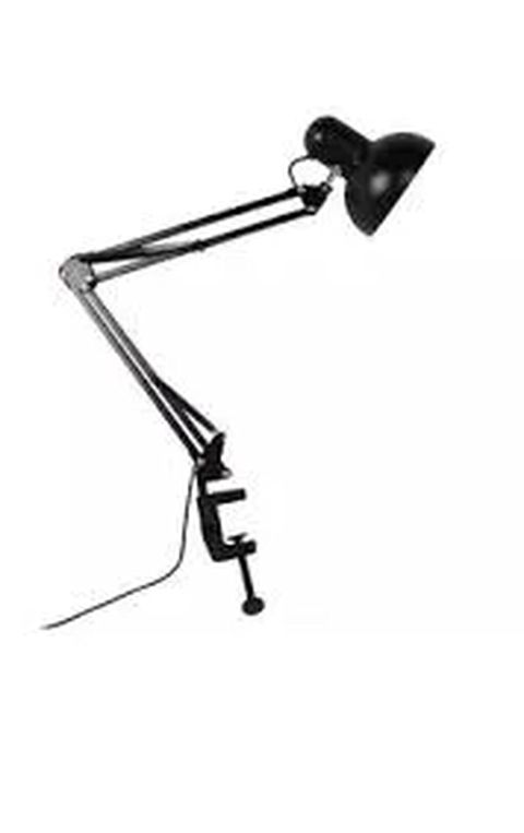 Qara Stolüstü Çıraq 292121 (Black Office Lite) Minimalist dizayna və — Bakı