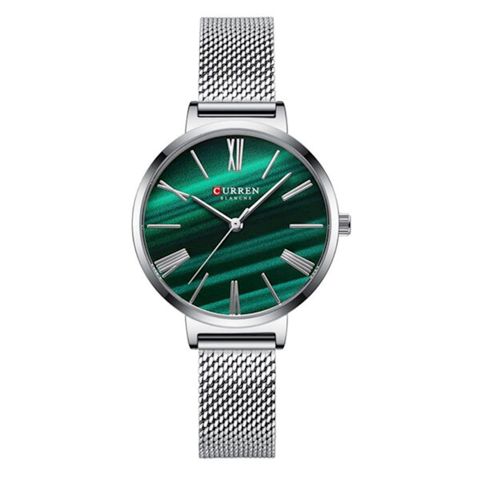 Qol saatı Curren CR 9076 Silver/Green — Bakı