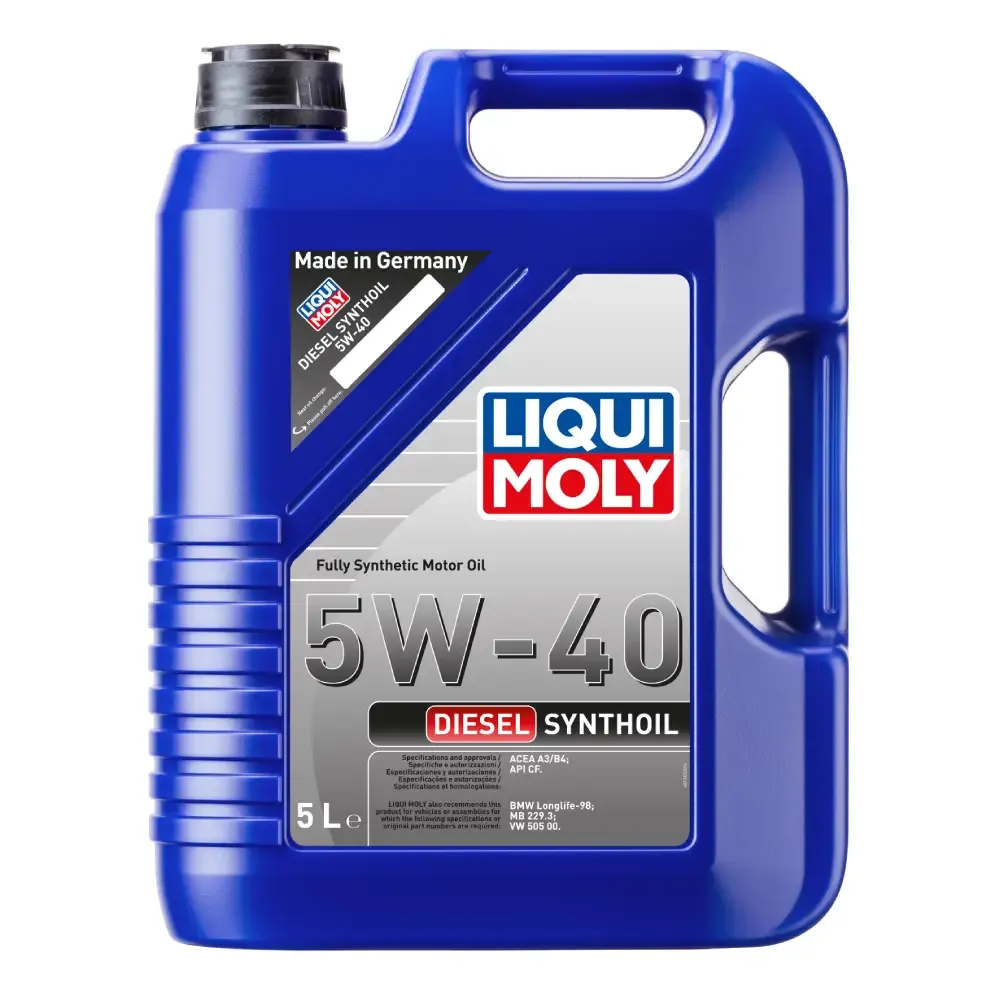 Avtomobil mühərrik yağı Liqui Liqui Moly Diesel Synthoil 5W-40 5L (LM1341/1927) — 179.99 ₼ · Bakı · Motor yağları Avtomobil mühərrik yağı Liqui Liqui Moly Diesel Synthoil 5W-40 5L (LM1341/1927) — Bakı