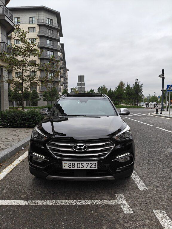 Hyundai Santa Fe, 2.0 L, 2017 il, 106 000 km 88-DS-723 — Avtomobillər, Bakı