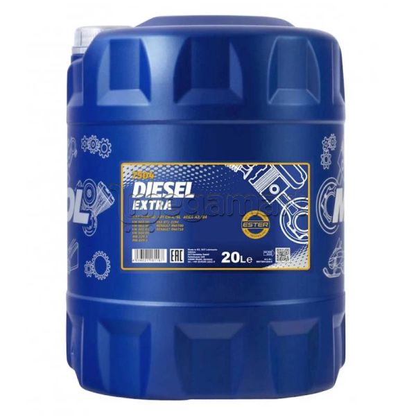 Mühərrik yağı Mannol 7504 Diesel Extra 10W-40 20L Plastic — Yağlar və texniki mayelər, Bakı