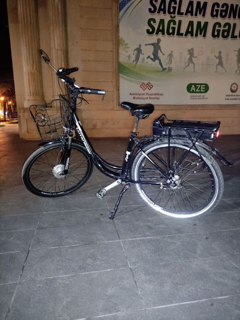 Şəhər tipli elektrik velosipedi velosiped yaxsi vəziyyətdədir problemi — 500 ₼ · Xırdalan · Elektrik velosipedləri Şəhər tipli elektrik velosipedi velosiped yaxsi vəziyyətdədir problemi — Xırdalan