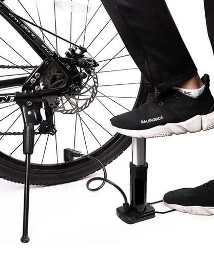 Ayaq pompasi Bikesport 32, manometrli, plastik/alüminium — Mallar, Bakı (2)