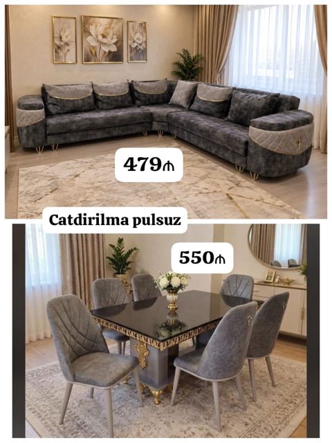 Kunc Divan Olcu 2.65x295 Acilan ve bazali *Qiymeti 480* *Masa desti — Digah