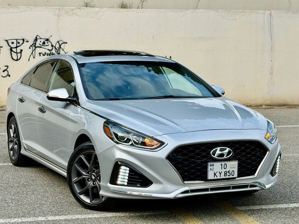 Hyundai Sonata, 2.0 L, 2018 il, 112 000 km 10-KY-850 — Avtomobillər, Bakı (7)