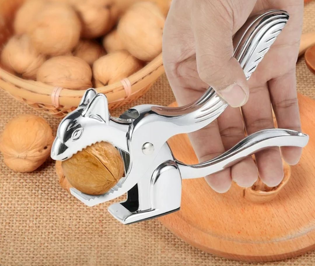 Qoz sındıran Nutcraker, 17.5x7.8 sm, gümüşü — Mallar, Bakı (3)