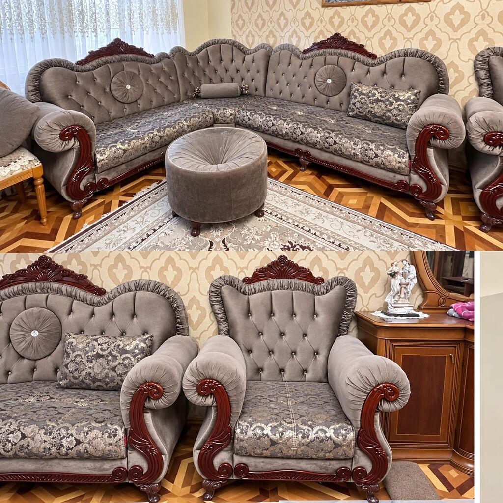 Divan kreslo ela veziyyetde 400₼ .Unvan Qaracuxur &Rumi — Yumşaq mobilya dəstləri, Bakı