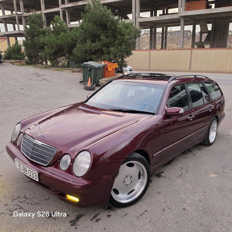 Mercedes E 200, 2.0 L, 1999 il, 380 000 km — Avtomobillər, Bakı (6)