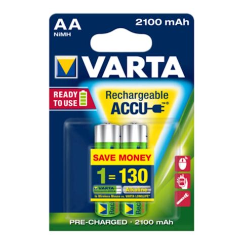 Akkumulyator Varta Rechargeable Accu AA 2100mAh — Almal — Батарейки и зарядные устройства