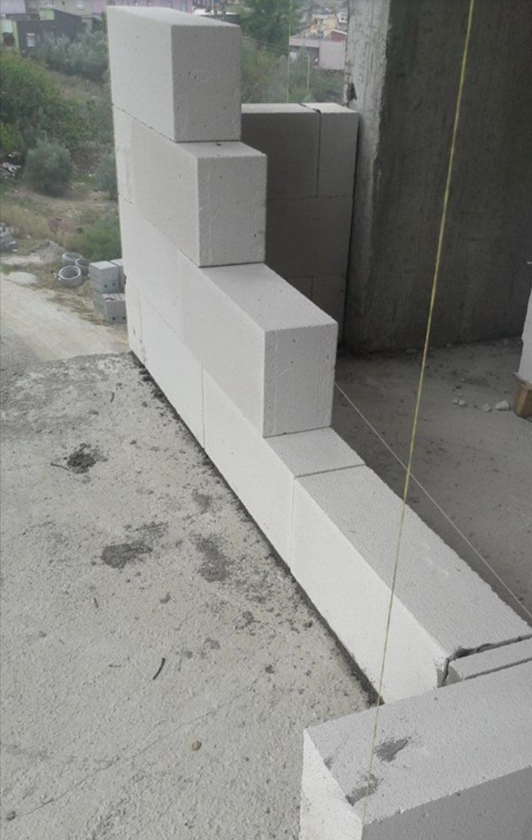 Məsaməli hörgü blokları "Gobustone" — Təmir və inşaat, Bakı (8)