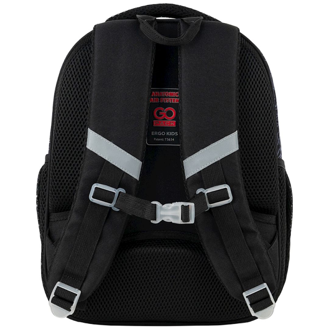 Məktəbli bel çantası GoPack GO24-597M-6 Ready2Play, poliester, qara — Mallar, Bakı (3)