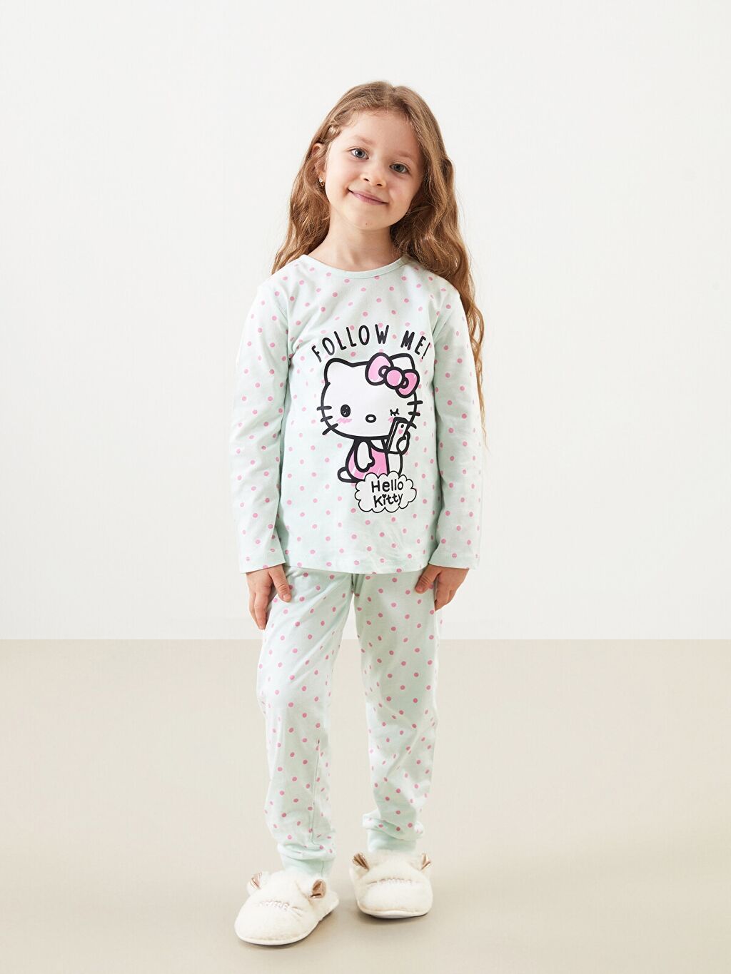 Lc waıkıkı hello kıtty pijama dəstində böyük endirim fürsəti (051) — Uşaq geyimi, Güzdək (7)
