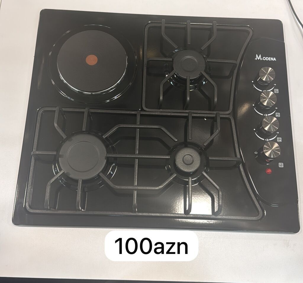 Qaz-elektrik kombinə edilmiş bişirmə panelləri - 60 sm ölçülü, səthdə — Plitələr, Sumqayıt (5)