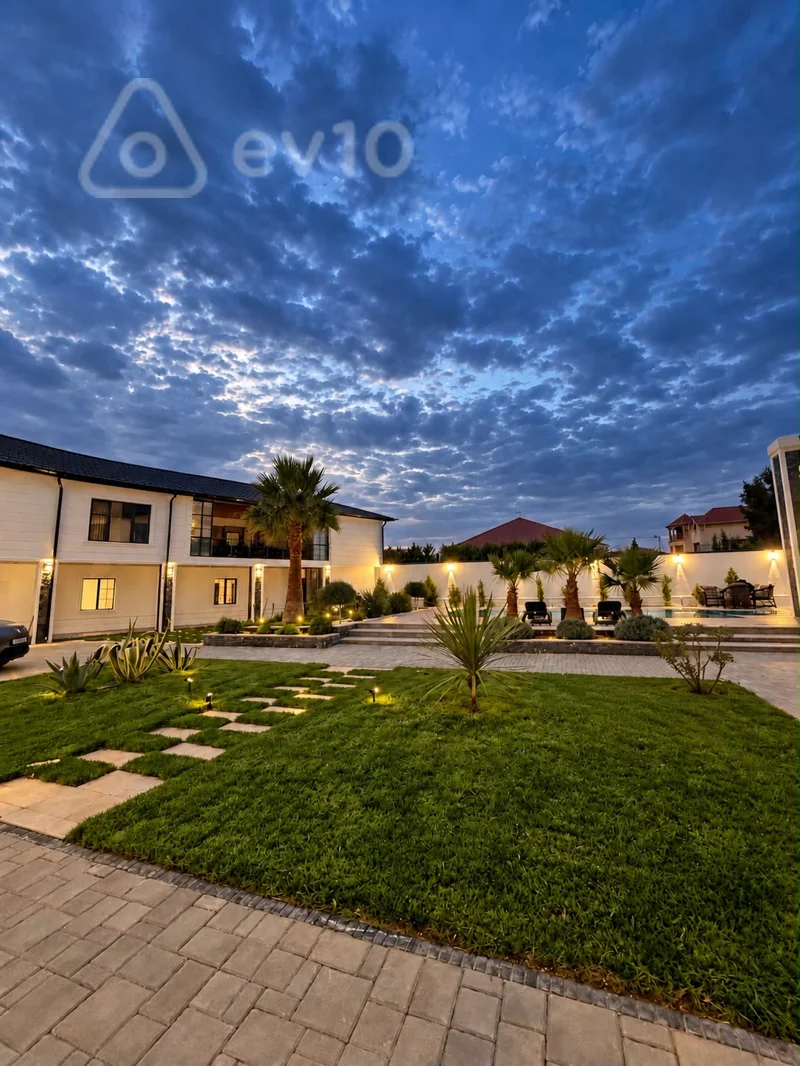 10 otaqlı həyət evi, 400 m², Mərdəkan Buzovna şossesi — Ev, villa, Bakı (7)