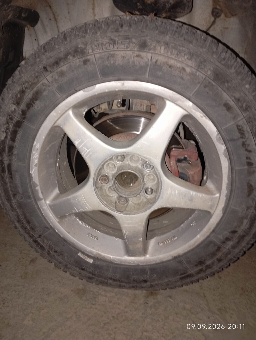 İşlənmiş Disk təkər Mitsubishi 205 / 70 / R 16, 5 Boltlu — Diskləri, Bakı (3)