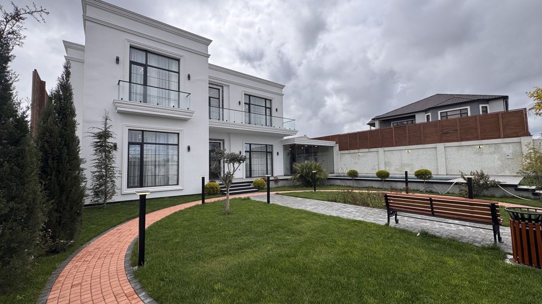 Satılır 6 otaqlı həyət evi/bağ evi 350 m² — Ev, villa, Bakı (7)