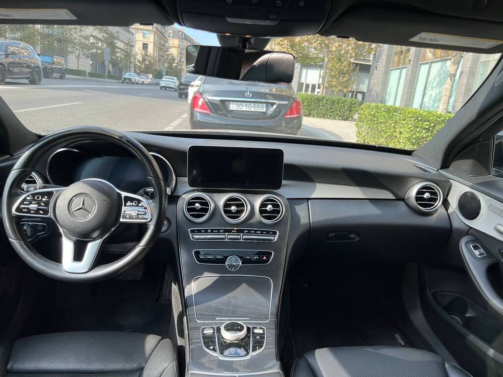 Mercedes C 300, 2.0 L, 2021 il, 111 000 km — Avtomobillər, Bakı (6)