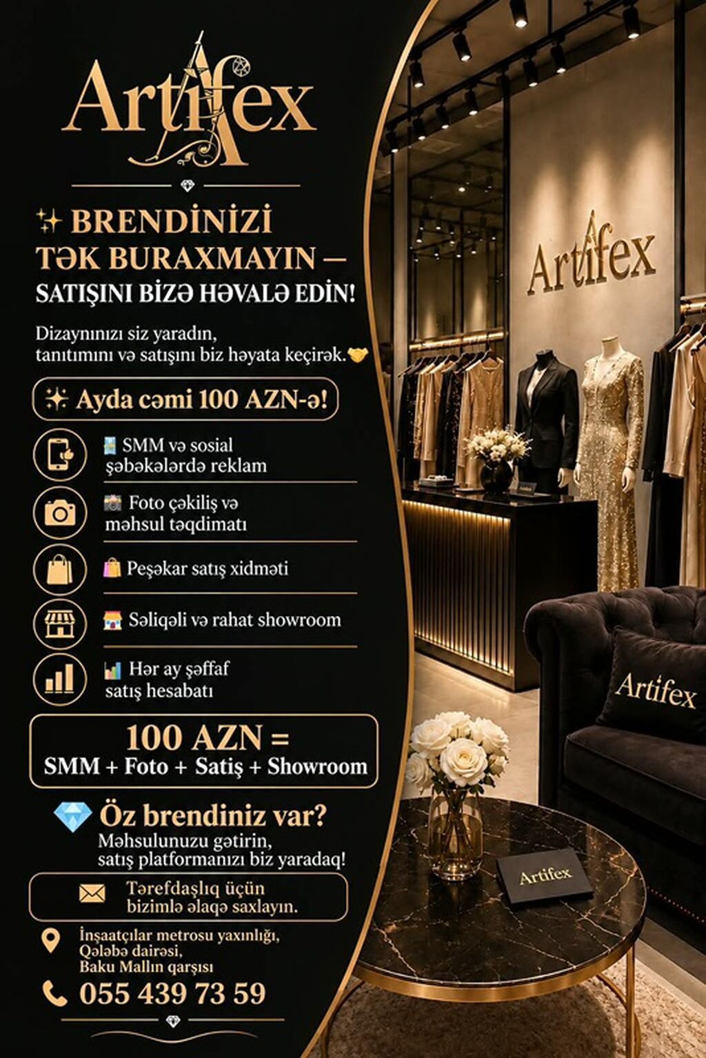 Artifex – Brendlərin satış və təqdimat xidməti Brendinizi tək — Reklama, IT, marketing, Samux