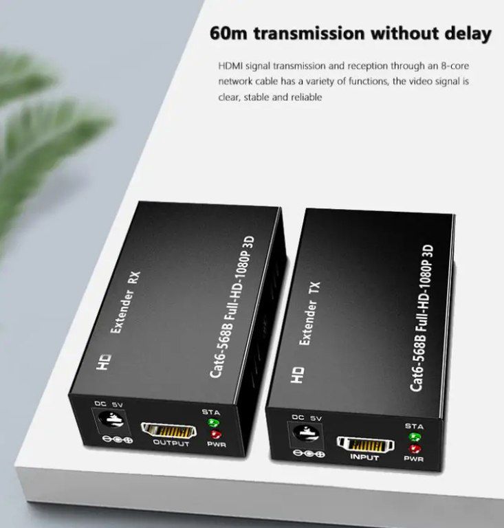Hdmi uzadıcı "Extender 60m" — Şəbəkə və server avadanlığı, Bakı (4)