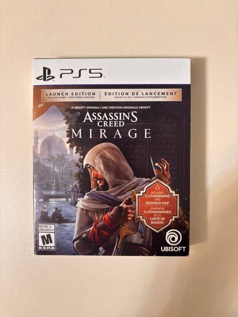 PS5 üçün Assasins Creed Mirage Launch Edition oyun diski — 85 ₼ · Bakı · Oyunlar, konsollər və proqramlar PS5 üçün Assasins Creed Mirage Launch Edition oyun diski — Bakı