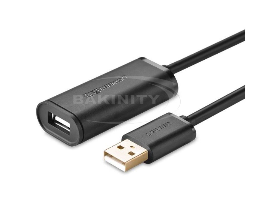 Vcom USB 2.0 Active Extension Cable with Chipset 10m — Kompüterlər və noutbuklar, Bakı (2)