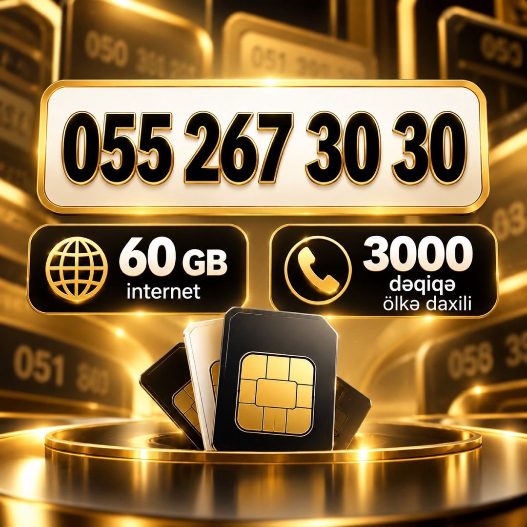 Bakcell nömrə – (055) 267-30-30 — Sim kartlar, Bakı