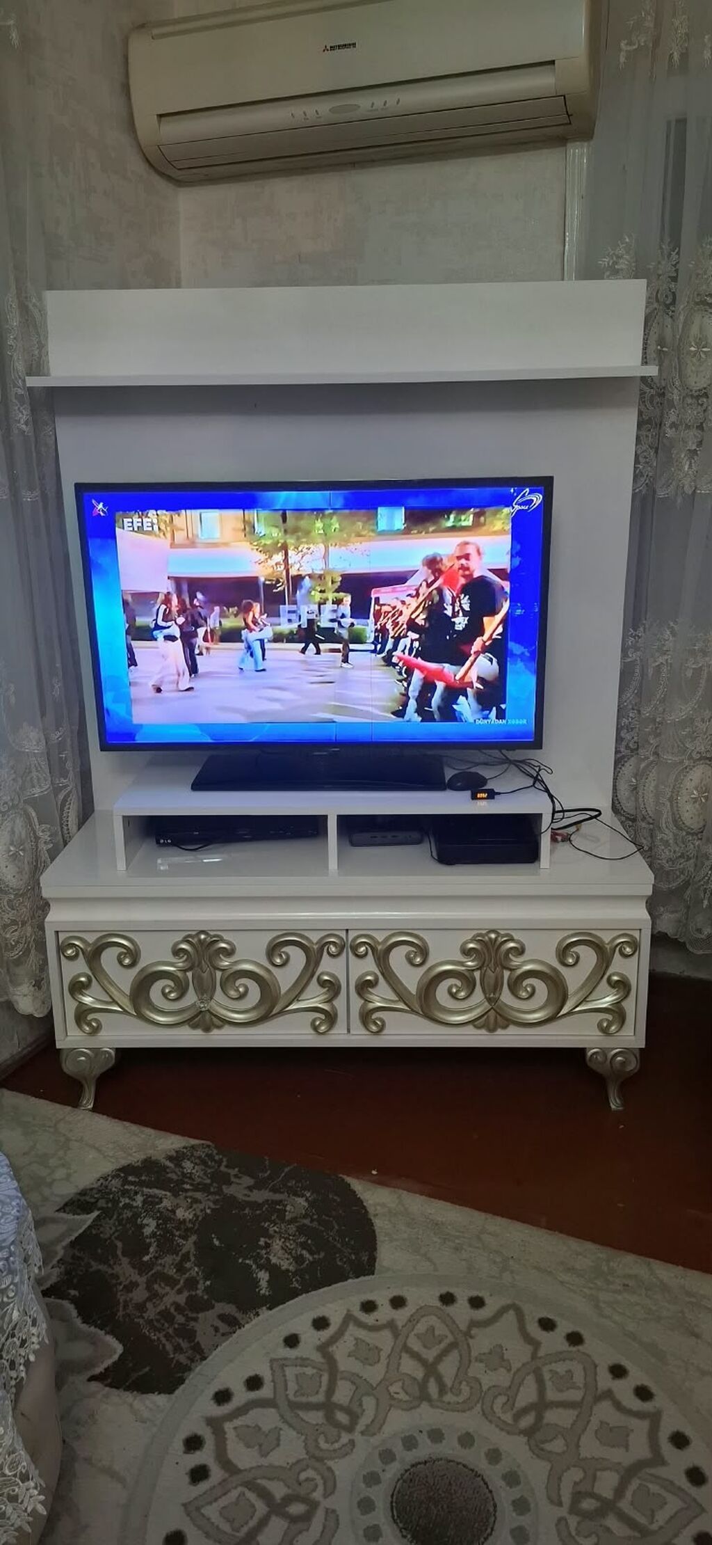 İşlənmiş, Düz TV altlığı, Polkalı, Taxtalı — Televizor altlıqları və standlar, Bakı (3)