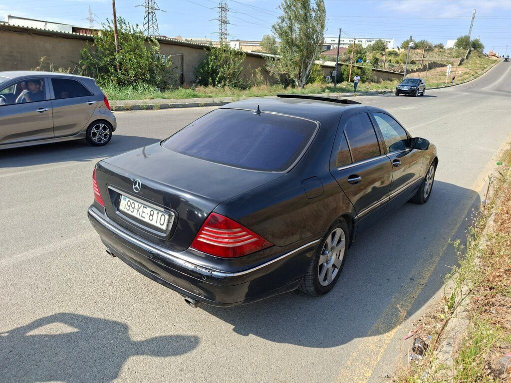Mercedes S 320, 3.2 L, 2001 il, 273 000 km 99-KE-810 — Avtomobillər, Bakı (5)