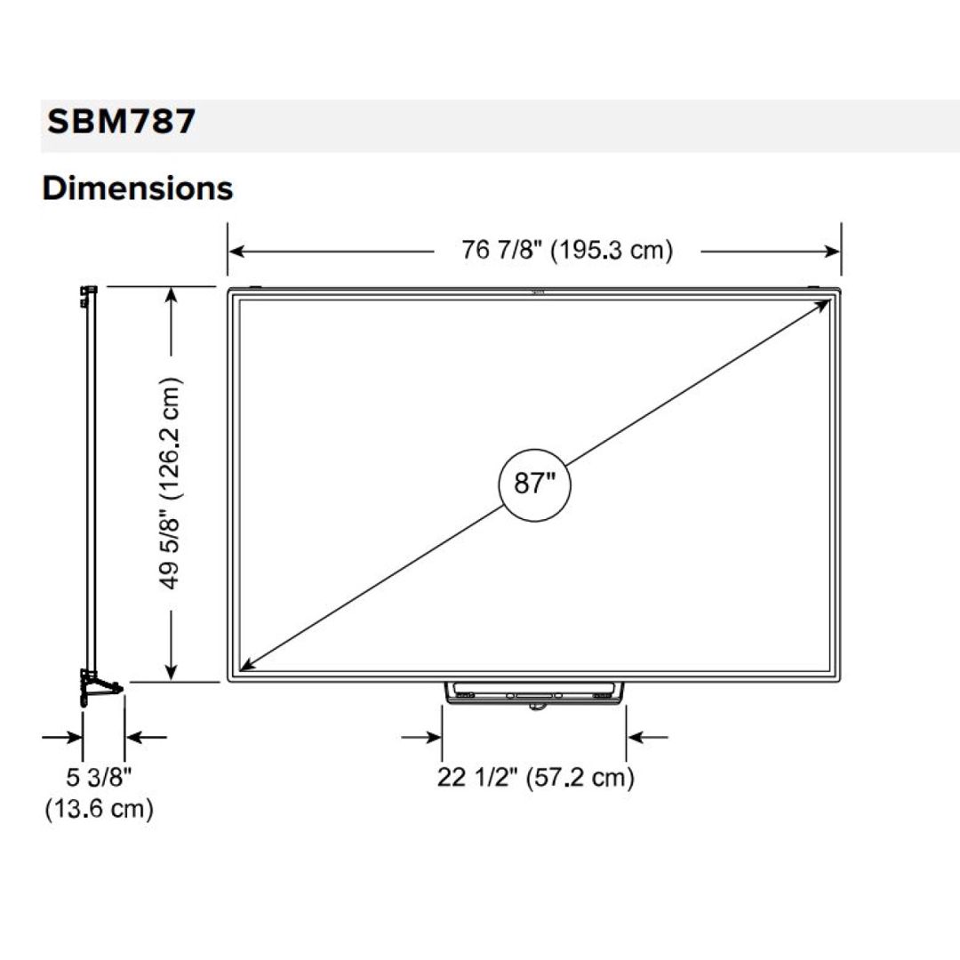 İnteraktiv lövhələr SBM787V - Smart Board M787V — İnteraktiv panellər və LED ekranlar, Bakı (3)