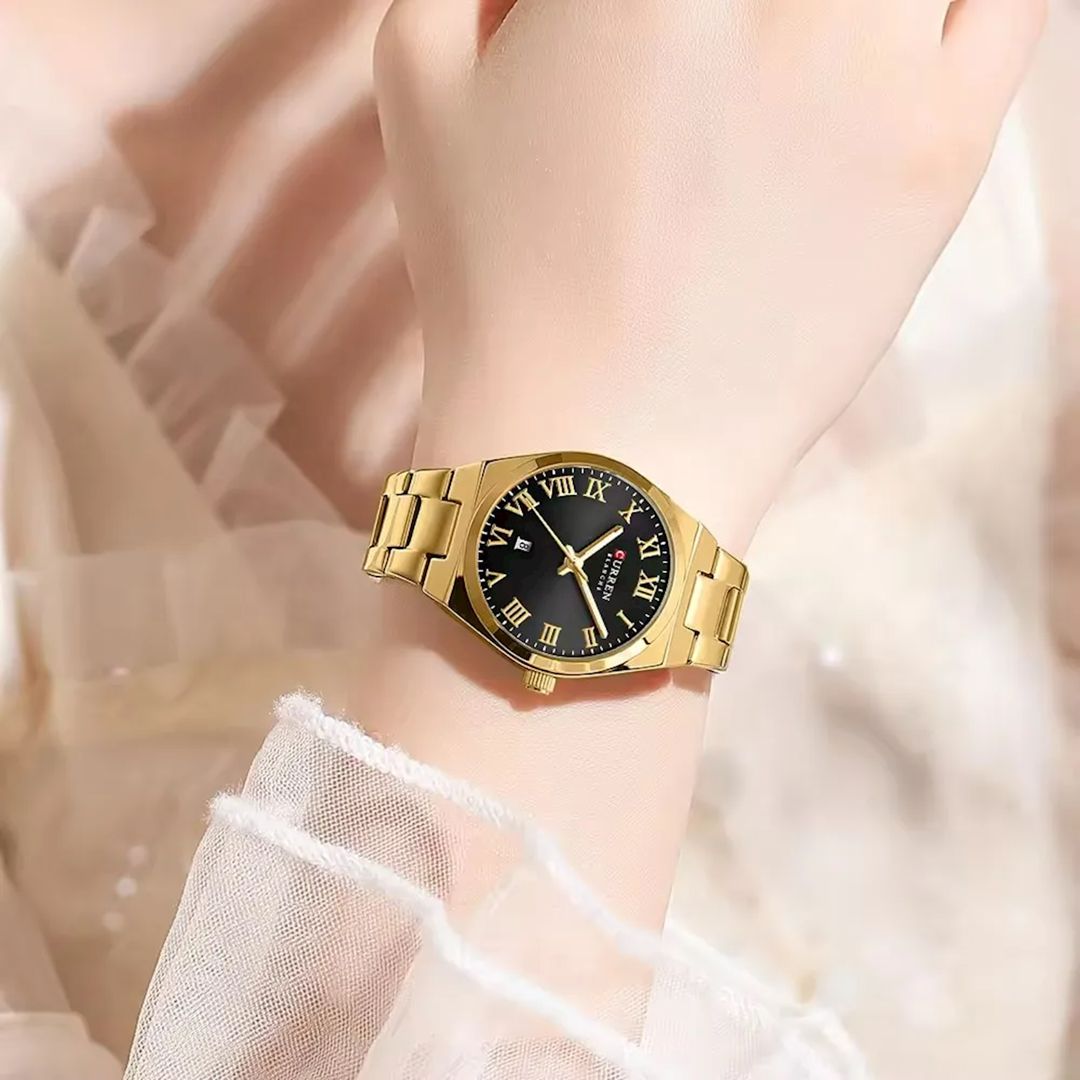 Qol saatı Curren 9095 Gold/Black — Mallar, Bakı (3)