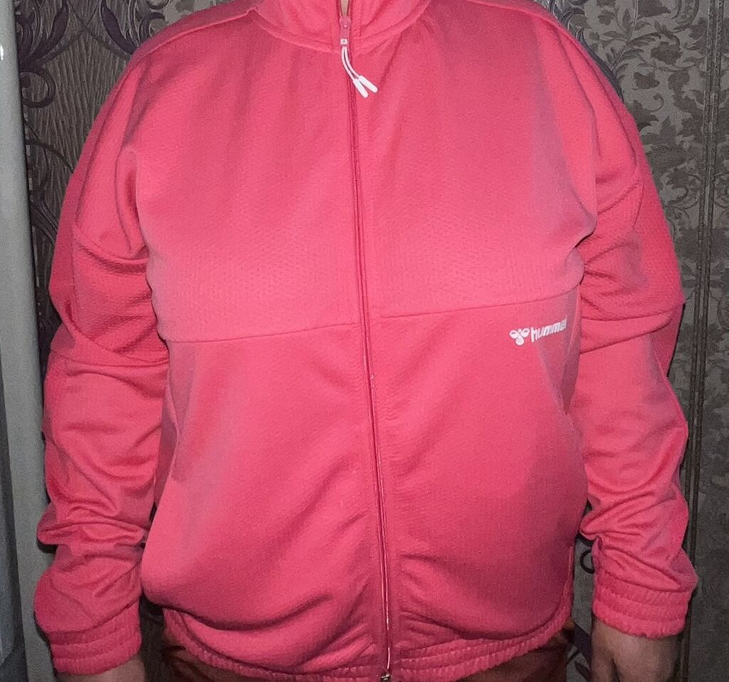 Hummel qadın idman jaketi – çəhrayı - Model: Hummel tamfermuarlı — Coqlar və zaqetlər, Bakı