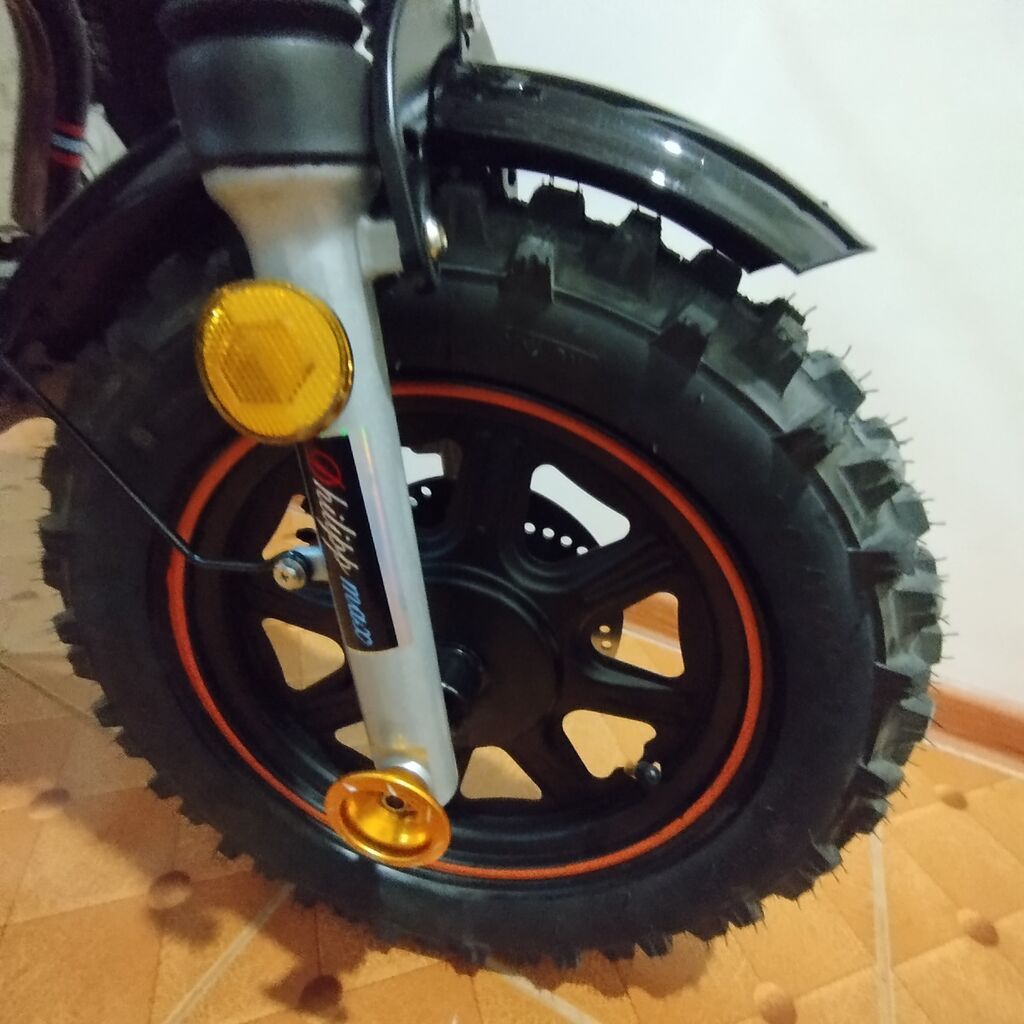 Elektrik skuter/velosiped hibridi - Güclü elektrik mühərriki, qaz — Elektrik velosipedləri, Bakı (6)