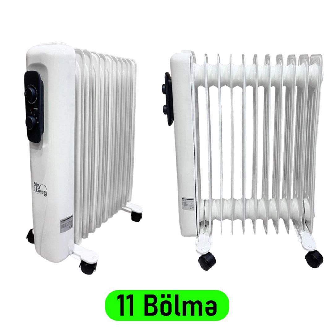 Yağ radiatoru "SkyBerg 11 bölmə" — Ev texnikası, Bakı (2)