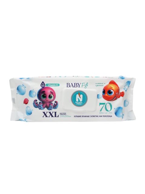 Uşaq nəm salfetləri Natural fresh Baby Fish XXL 70 əd — 3.3 ₼ · Bakı · Mallar Uşaq nəm salfetləri Natural fresh Baby Fish XXL 70 əd — Bakı