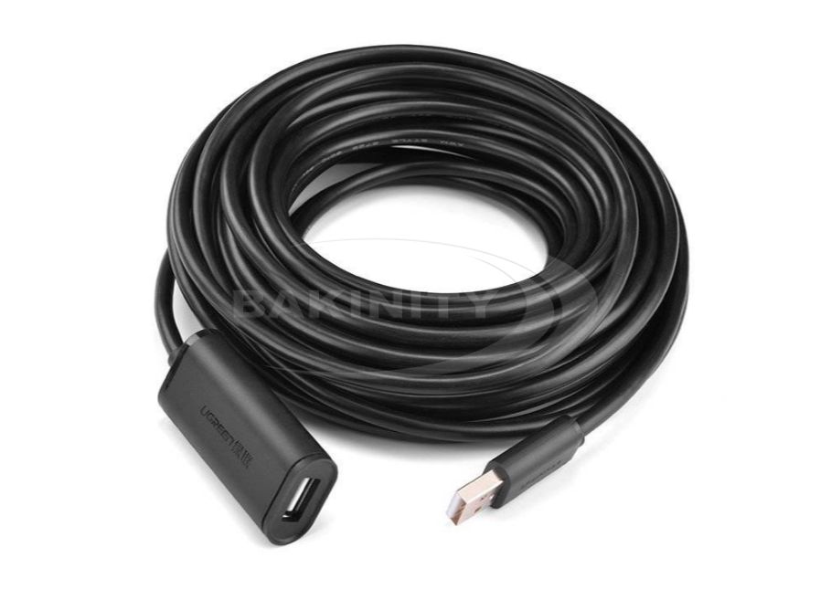 Vcom USB 2.0 Active Extension Cable with Chipset 10m — Kompüterlər və noutbuklar, Bakı (3)