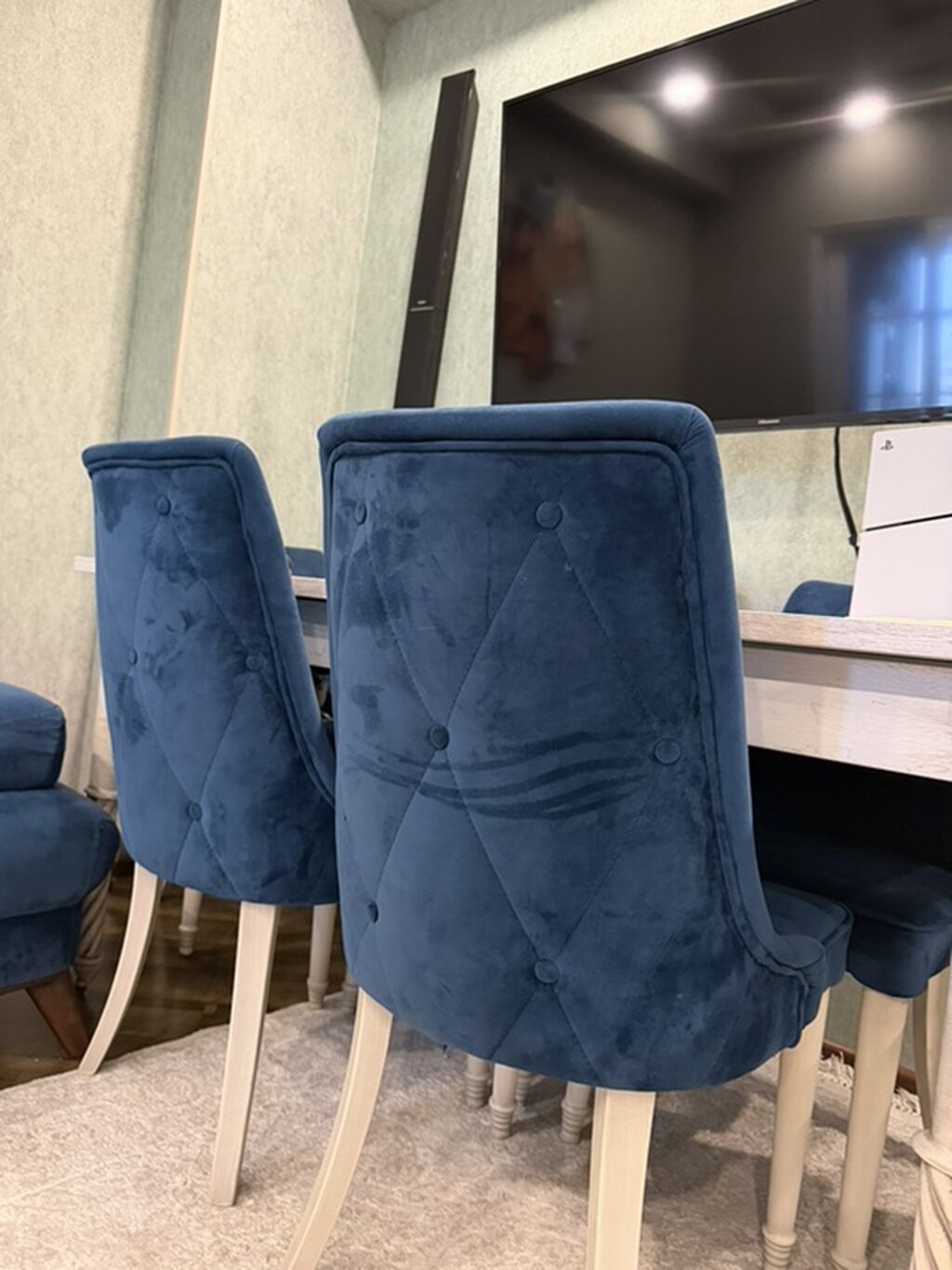 Yemək masası və 6 ədəd stul dəsti - Dəst tərkibi: 1 ədəd düzbucaqlı — Masalar və stullar, Masazır (2)