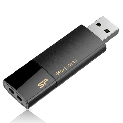 Fleş kart Silicon Power Blaze B05 Black 64 GB — Bakı