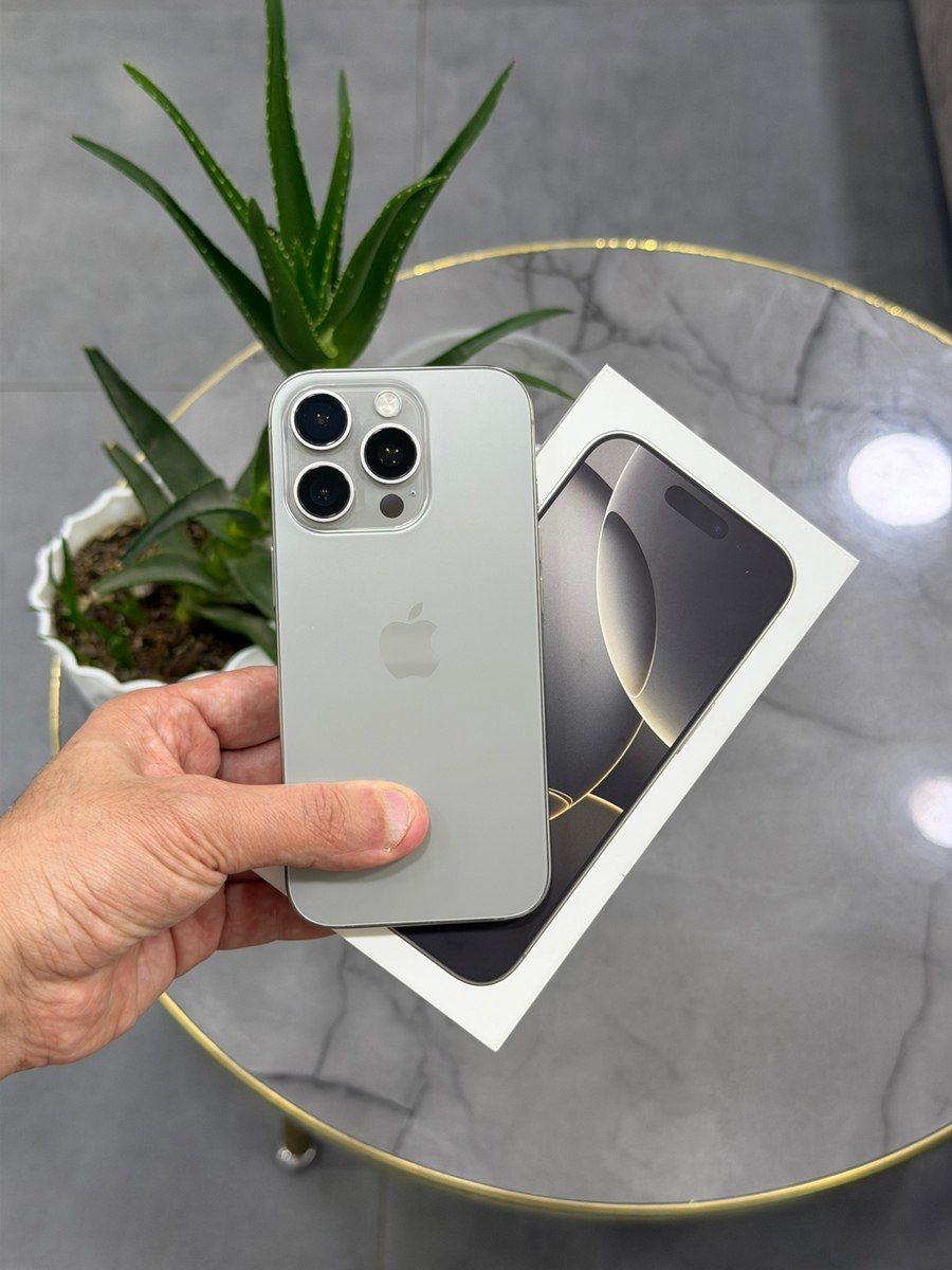 Apple iPhone 16 Pro Natural Titanium 256GB/8GB — Smartfonlar, Bakı