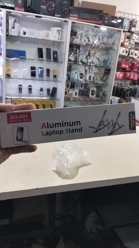 Alüminium Laptop Standı – SG-001 - Material: yüngül və möhkəm — Bakı