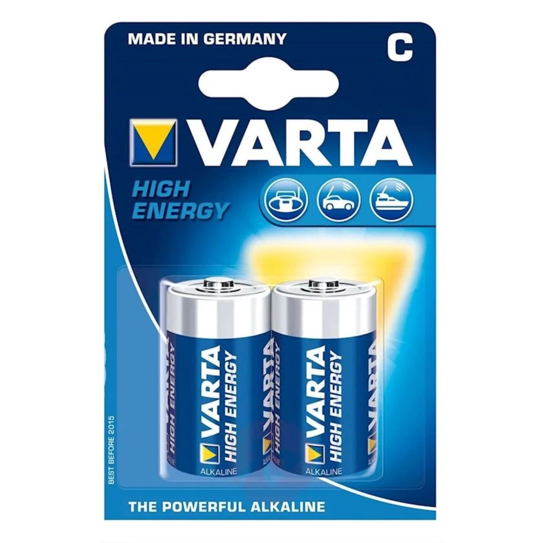 Batareya Varta С High Energy 4914 LR14, 2 əd — Batareyalar və şarj cihazları, Bakı
