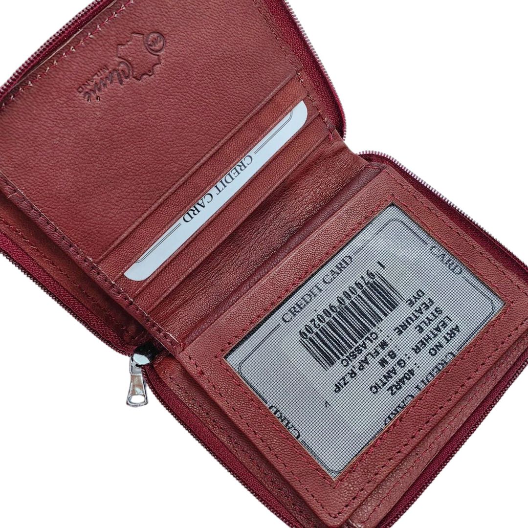 Dəri pulqabı kişi üçün Classic 404RZ Maroon — Mallar, Bakı (2)