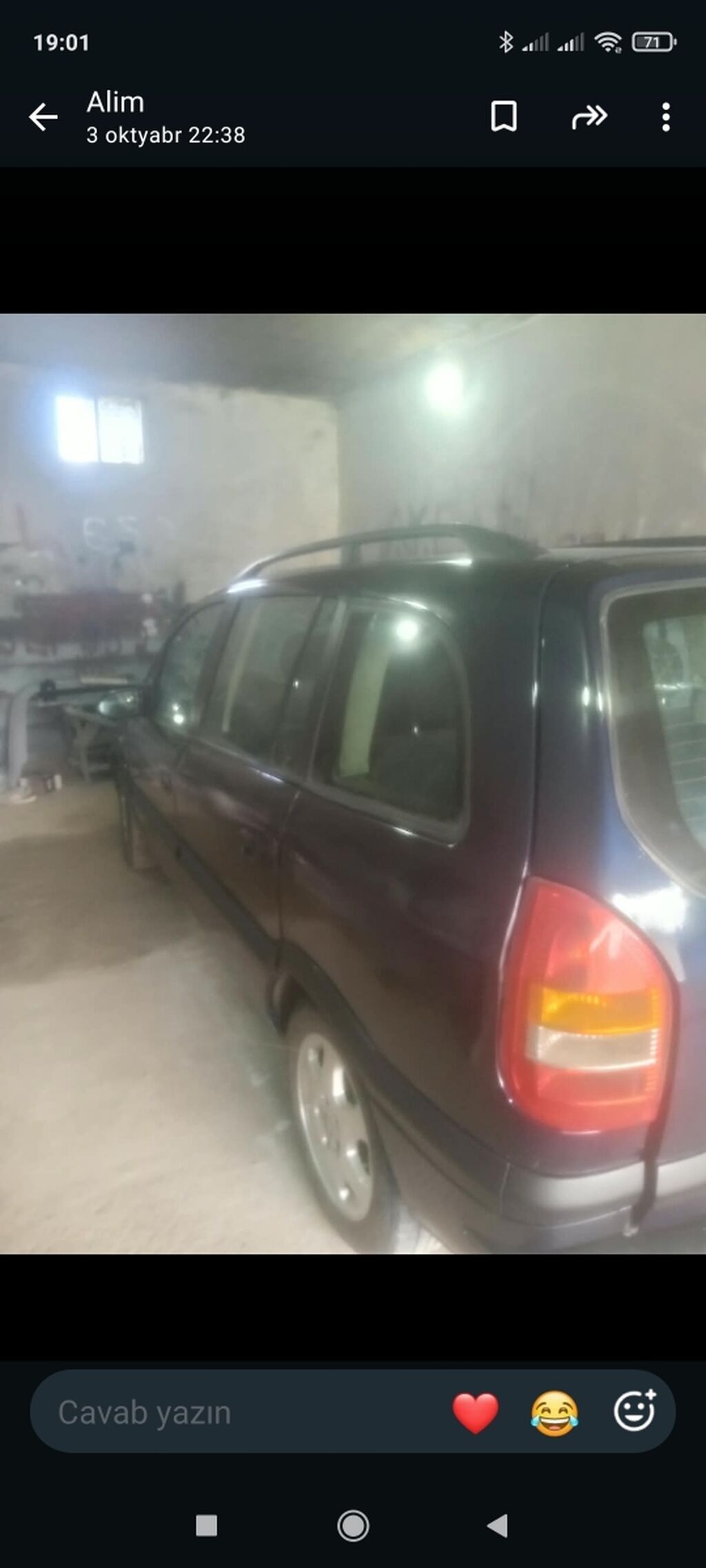 Opel Zafira – 1999, qara rəng, miniven/geniş salon Xüsusiyyətlər 99-KJ-165 — Avtomobillər, Digah (10)