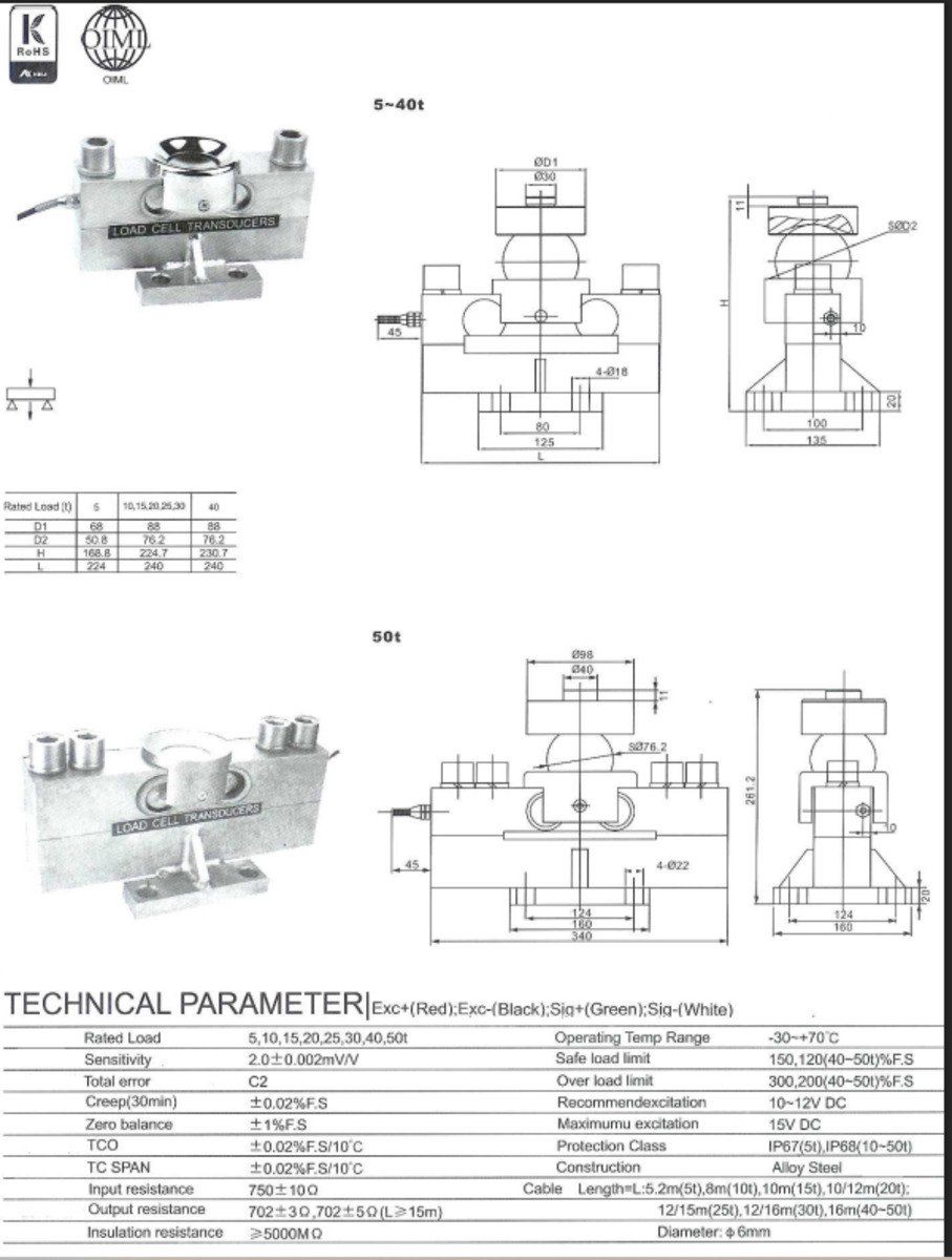 Loadcell QS-A 30t — Biznes və avadanlıq, Bakı (4)