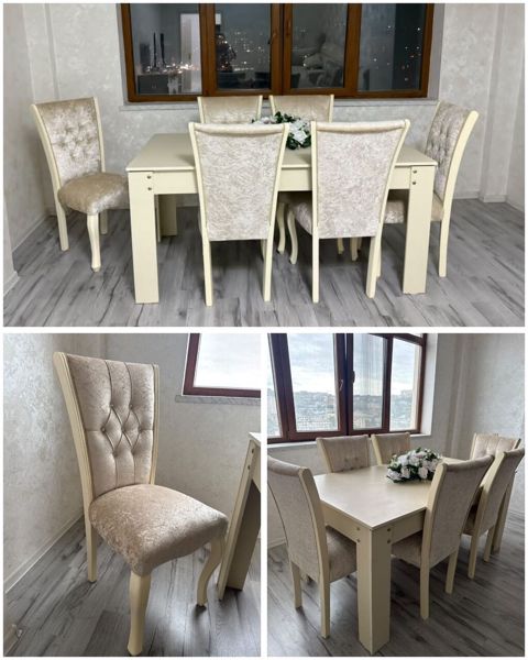 Masa dəsti 380₼. 6 oturacaqlıdır.Ünvan Razin. Sevil1 — Bakı