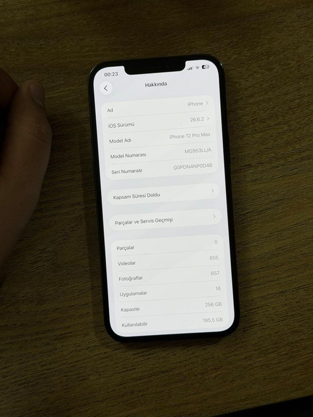 IPhone 12 Pro Max, 256 GB, Pacific Blue, Face ID — Apple iPhone, Bakı (9)