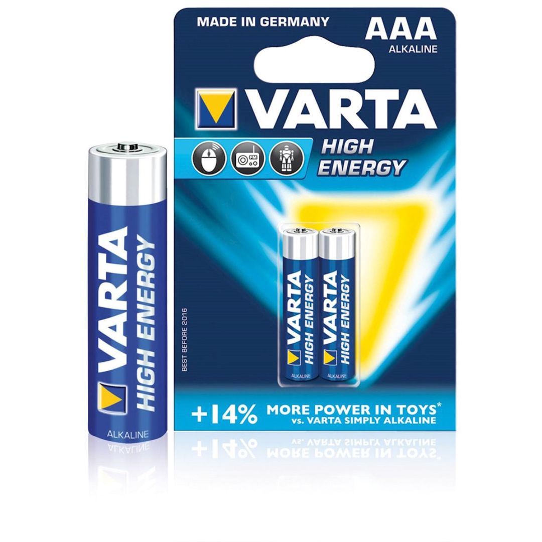 Batareya Varta High Energy 4903 AAA, 2 əd — Batareyalar və şarj cihazları, Bakı