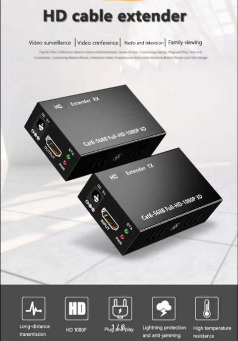 Hdmi uzadıcı "Extender 60m" — Bakı